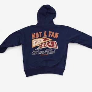 NOT A FAN HOOD NAVY - Nude Project